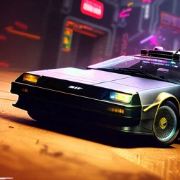 cyberpunk army DeLorean, cyberpunk 2077, center composition, ultra realistic, shiny, smooth, studio quality, octane render, Surrealism, Triadic colour scheme, glow-stick, god rays, ambient lighting, nightclub lighting, polaroid, 100mm, --ar 1:1 --v4