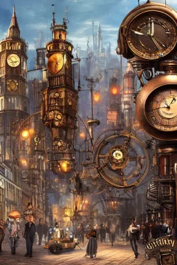 city magic steampunk