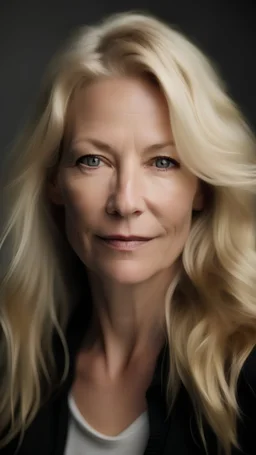 blonde woman, in your 40's