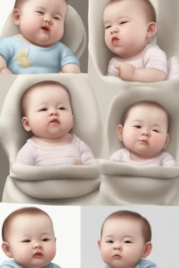 cheek fat baby realistic