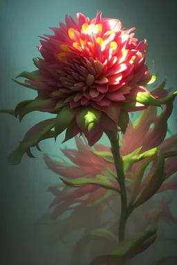 Flower monster, volumetric lighting, dramatic lighting, detailed digital painting, smooth, sharp focus, 8k, uhd, detailed eyes, realistic shaded volumetric lighting