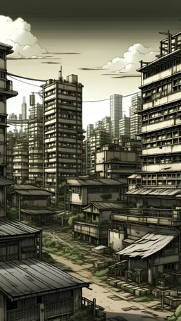 Gotham as Tokyo Japan Sketch in The Walking Dead Scenery.