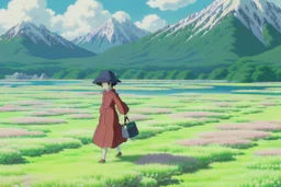 A poignant image of the mutated creatures cautiously approaching Yui, who extends a gentle hand towards them. The background shows the desolate, pollution-ridden landscape outside the biodome.