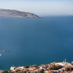 Pa' una ciudad del norte Yo me fui a trabajar (Como una raya en el mar) Mi vida la dejé Entre Ceuta y Gibraltar (Como una raya en el mar)