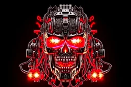 4K. REALISTIC FULL DETAILS. LOGO EMISSION DE RADIO HARDROCK FIRESTARTER TERMINATOR.