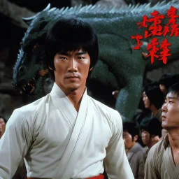 The soul of Bruce Lee travels to the Underworld: The Dragon Lives Again [Li san jiao wei zhen di yu men] (1977)