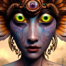 Insanely detailed photograph of an elaborate beautiful hawk goddess intricate glowing skin eyes intricate face hair lashes fur dress hyperdetailed painting by Anna Dittmann Huang Guangjian and Dan Witz CGSociety ZBrush Central fantasy art album cover art 4K 64 megapixels 8K resolution HDR Greek shiny space colours jewelry celestial hair eyes light"