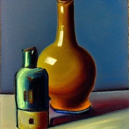 still life bottle