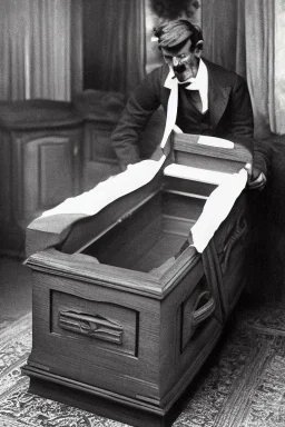 Abraham Lincoln opening a coffin vintage photography, beautiful, Tumblr aesthetic, retro sepia vintage style, HD photography, hyperrealism, beautiful, natural, realistic ultra HD