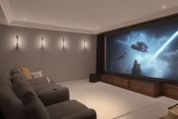 a dedicated home cinema room