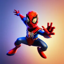 Clash of clans art style of a cute spider-man, full body, by mobeius, au naturel, hyper detailed, digital art, trending in artstation, cinematic lighting, studio quality, smooth render, unreal engine 5 rendered, octane rendered, art style by klimt and nixeu and ian sprigger and wlop and krenz cushart