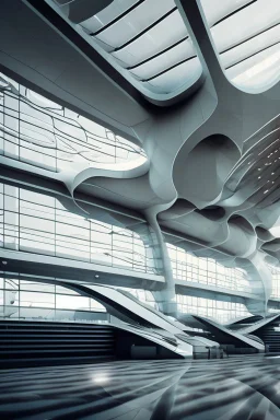 Ultra modern futuristic design of Airports