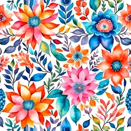 beautiful watercolor flowers