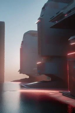 futuristic ghana, cyberpunk, 8k quality