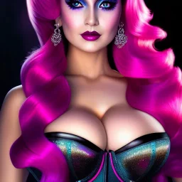 Ultra detailed fullbody Portrait in oil on canvas of beautiful busty NELL GWIN with Dynamic CottonCandy Filigree Hair,intense stare,wearing tight corset,extremely detailed digital painting, extremely detailed face,crystal clear Big eyes, mystical colors ,perfectly centered image, ,perfect composition, rim light, beautiful lighting,masterpiece,16k, stunning scene, raytracing, anatomically correct, in the style of robert e howard and Ken Kelley and Ohrai Noriyoshi and Simon Bisley