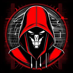 Un Hackeur rouge logo