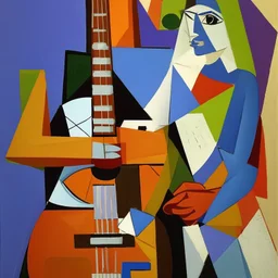 picasso cubism guitar