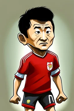 Hwang Hee-chan Footballer cartoon 2d