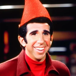 Arthur fonzarelli, elf hat, fonz, older, fonzie, happy days