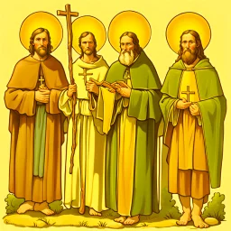 Catholic saints from the Paleolithic.