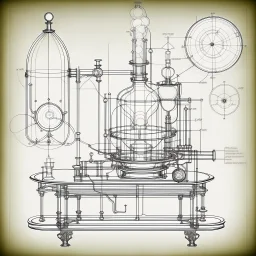 machine that turns ghosts into spirits technical drawing