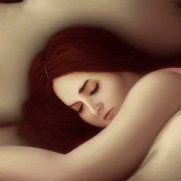 woman sleeping on satin pillow with spiderwebs covering face and hands on chest holding roses, 8k, high-quality, fine-detail, intricate, sharp, crisp, digital art, detailed matte, illustration, octane render, brian froud, howard lyon, Anne Dittman, Anne Stokes, Lisa Parker, Selina French