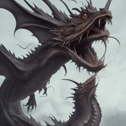 black dragon, dragon portrait, portrair, dragon head, dragon face, big eyes, smile, dragon with fathers, happy, 8k resolution, high-quality, fine-detail, fantasy, incredibly detailed, ultra high resolution, 8k, complex 3d render, cinema 4d