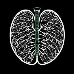 Lungs, Logo, 4k, high resolution