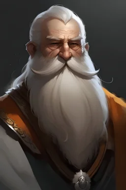 dwarven monk white beard