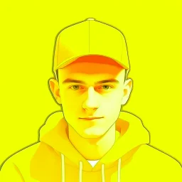 can you make a yellow youtube profile picture