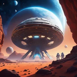 Astronauts investigate an ancient alien craft found on a planet in the outer rim of the galaxy. Who knows what marvels and wonders await their exploration? What new technology will be added to human knowledge?