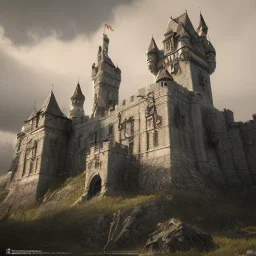 Castle, cinematic lighting, intricate details, ultra realistic style, 8k resolution