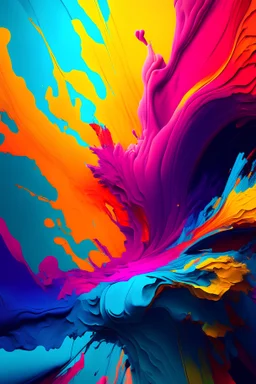 abstract painting, full color, vibrant colors, 8k resolution