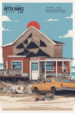 Netflix's Outer Banks in the style of On My Block.