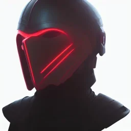 Futuristic helmet, style Kylo Ren