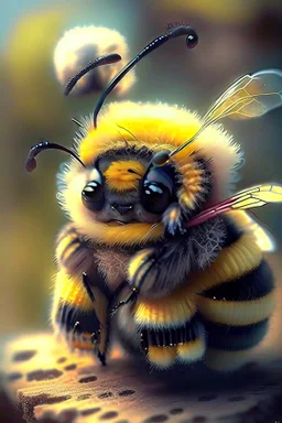 The most adorable bumble bee