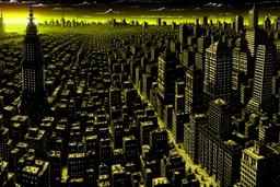 city made of obsidian anime