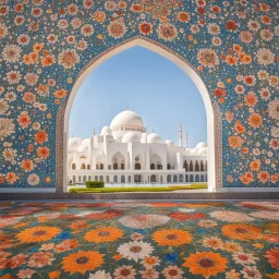 look at British artist and designer Kevin Dean and his work behind the floral mosaics at Sheikh Zayed Grand Mosque. All photos by Mona Al Marzooqi