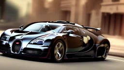 Bugatti Veyron Ultimately Tuned , 4k, photorealistic, Cinematic,
