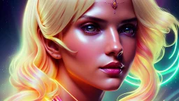 Lexica Aperture v2 Hyper detailed ultra sharp, trending on artstation, vibrant aesthetic, blonde ethereal sublle (((smiling)))+++ luminous heavenly goddess, angel, colorful, psychedelic, ornate, intricate, digital painting, concept art, smooth, sharp focus, illustration, not human anthropomorphic alien cyborg, art by artgerm and greg rutkowski and h. r. giger, louis royo, salvador dali, 8 k