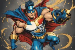 mayonnaise super hero in 8k comic drawing style, hero model , intricate details, highly detailed, high details, detailed portrait, masterpiece,ultra detailed, ultra quality