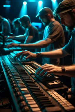 8k dlsr photo of a Keyboard players leave their seats and making menus, Breathtaking, extremely detailed, beautiful, establishing shot, artistic, hyperrealistic extremely fine details,cinematic lighting, dramatic volumetric lighting, masterpiece, light brazen, extremely detailed and beautiful face, 150mm, HDR10, insanely detailed, hyperrealistic, dramatic shadows, perfect composition, soft natural volumetric cinematic lighting, amazing shadows, dust particles.lens dust, wind, masterpiece by Stev