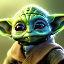 portrait of a baby yoda, star wars, intricate, headshot, highly detailed, digital painting, artstation, concept art, sharp focus, cinematic lighting, illustration, art by artgerm and greg rutkowski,