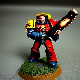 space marine with bolter