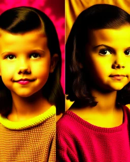 Composition selena gomez with Millie Bobby Brown