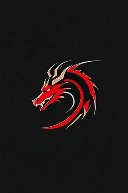 dragon minimalist logo