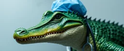 doctor that looks like a crocodile