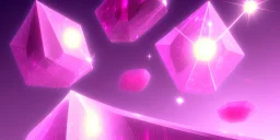 pink crystals