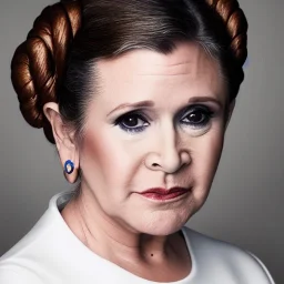 carrie fisher as princess leia by peter coulson