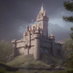 Castle, cinematic lighting, intricate details, ultra realistic style, 8k resolution